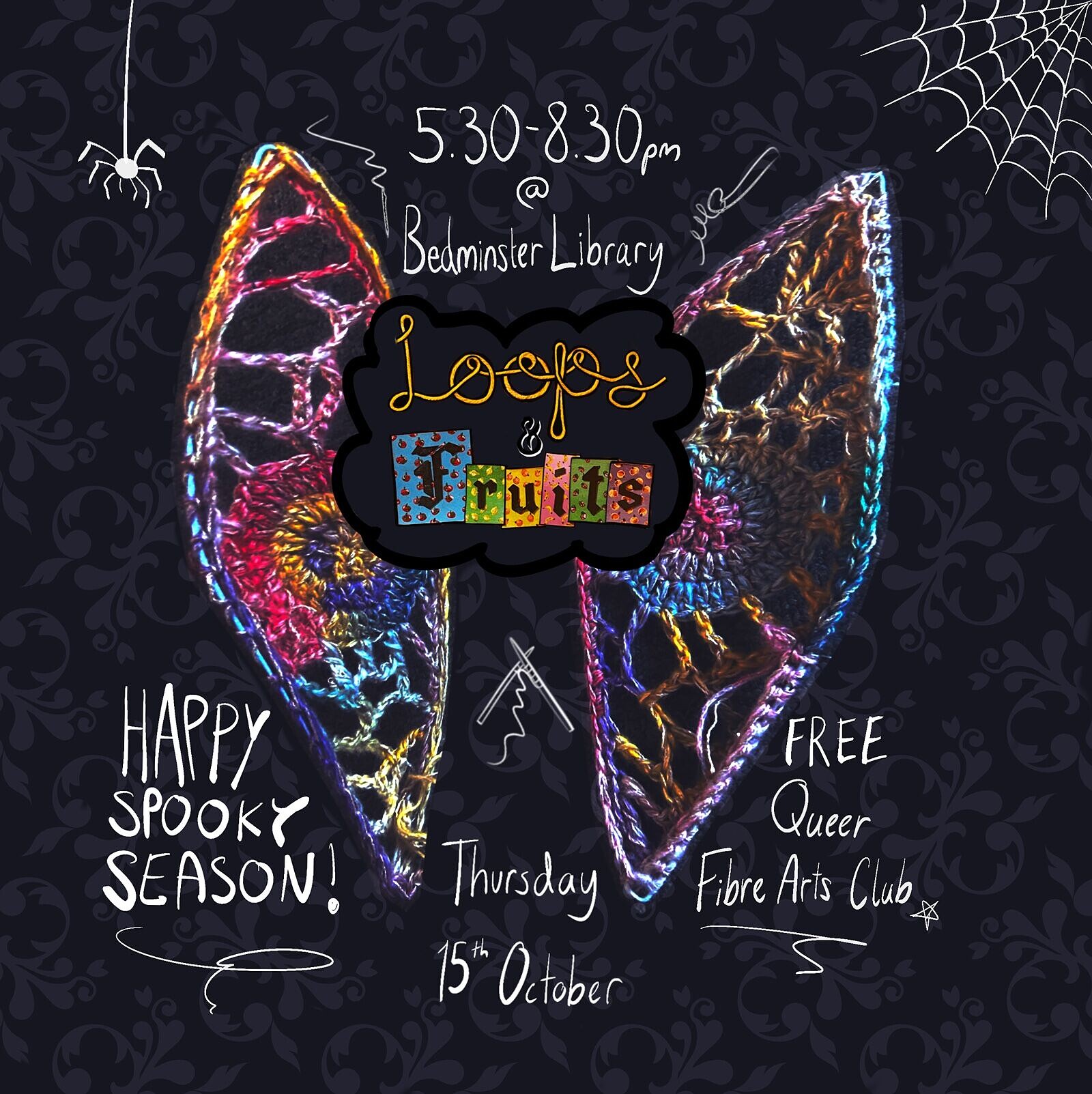 Loops & Fruits QUEER Fibre Arts Club at Bedminster Library