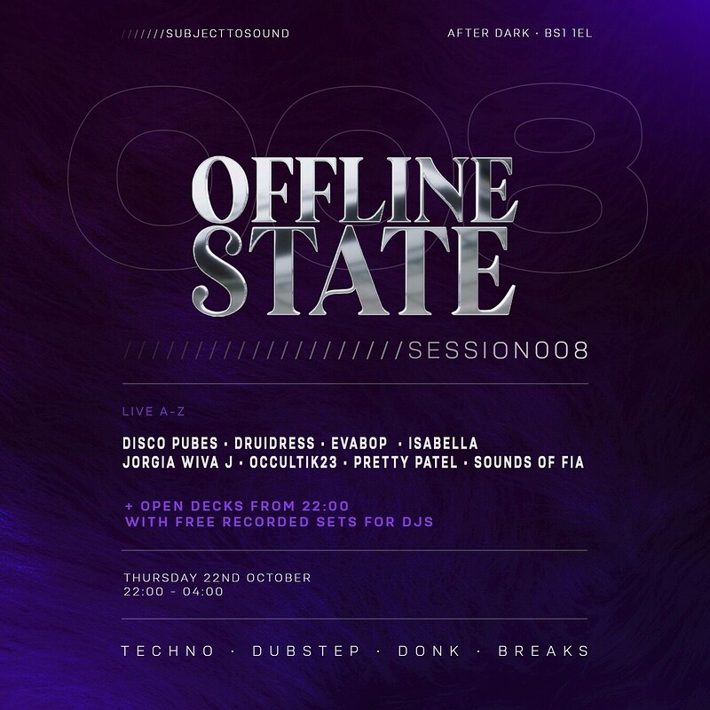 OFFLINE STATE 008 HALLOWEEN x PIPPA at After Dark