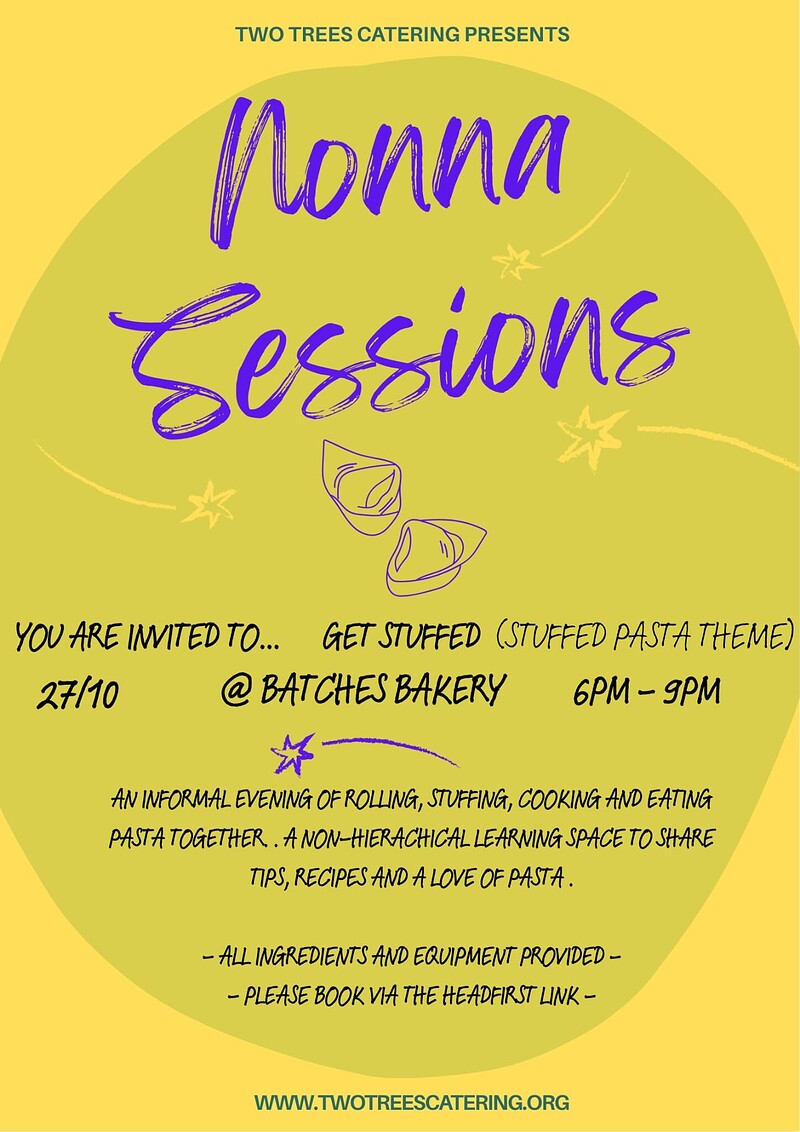 Two Trees Catering Presents: Nonna Sessions at Batches