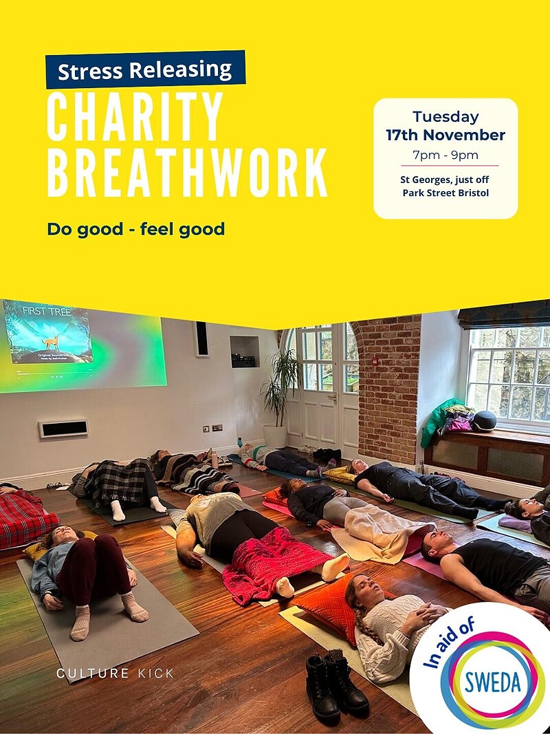 Do Good - Feel Good Charity Breathwork for Stress Release at St George's Bristol