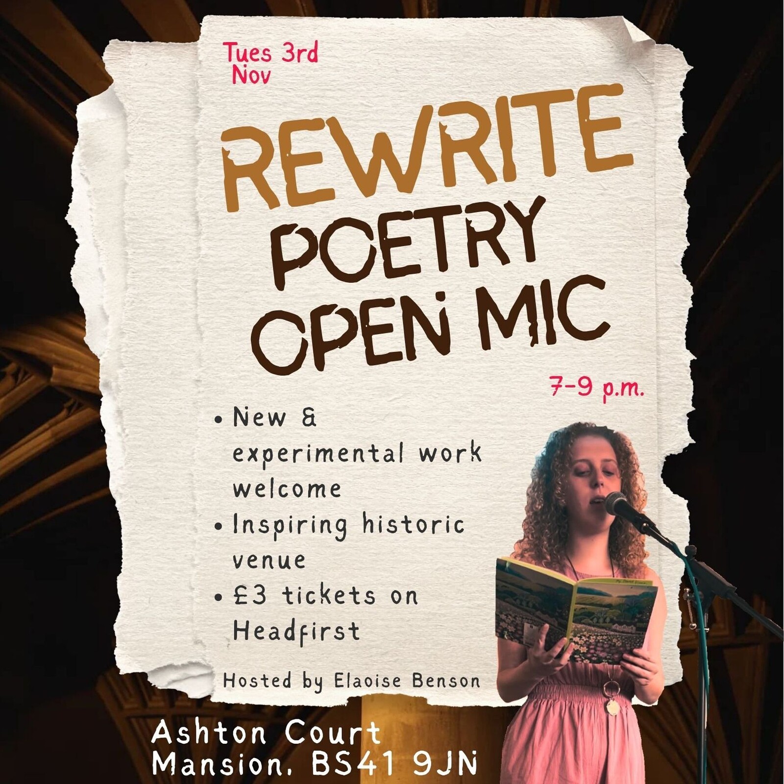 Rewrite - Poetry Open Mic at Ashton Court