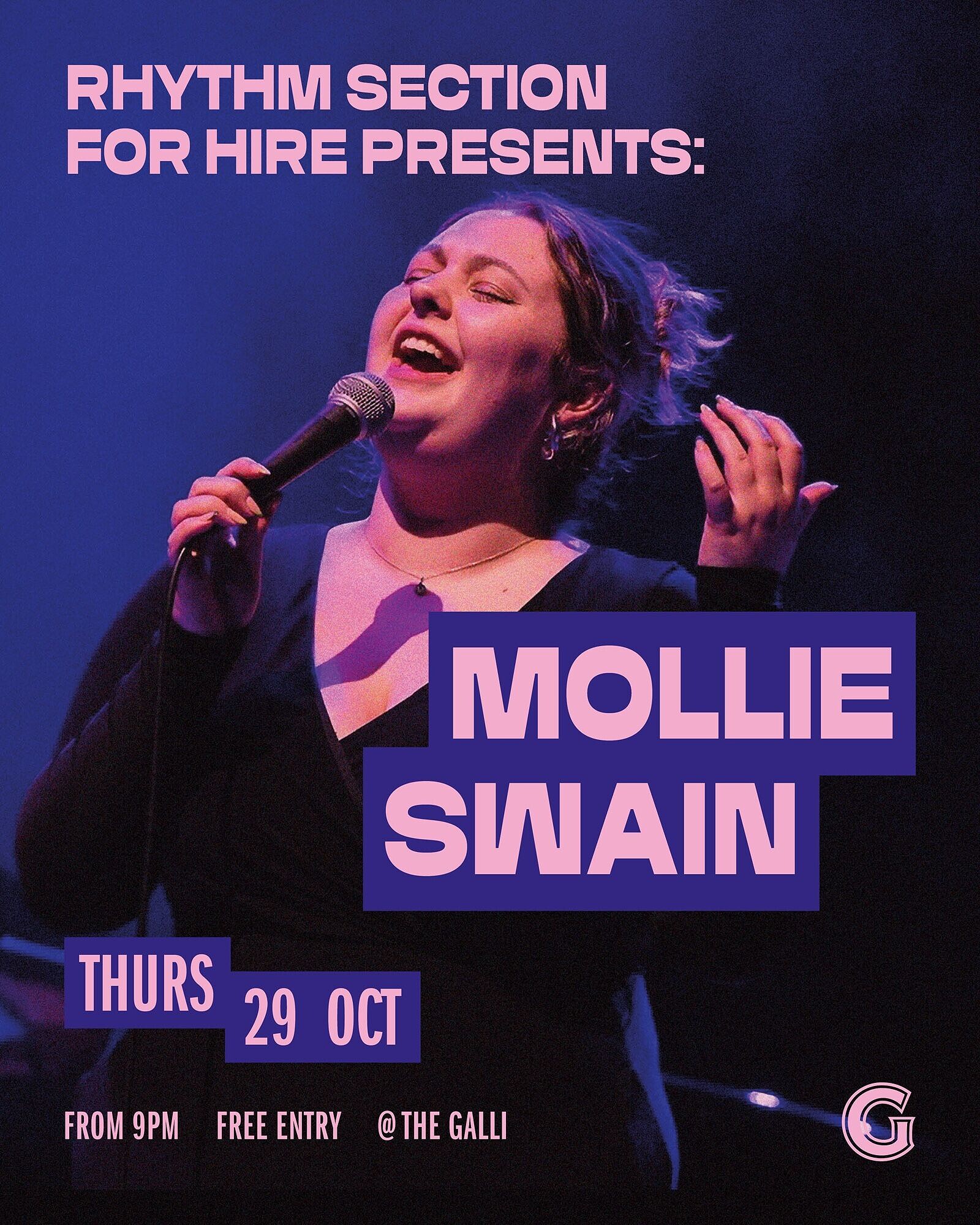 Rhythm Section For Hire Presents Mollie Swain at The Gallimaufry