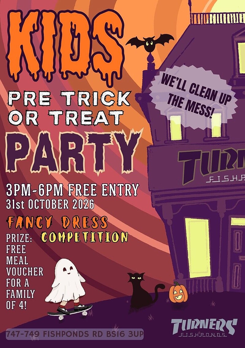Kids Trick Or Treat Party at Turners Fishponds