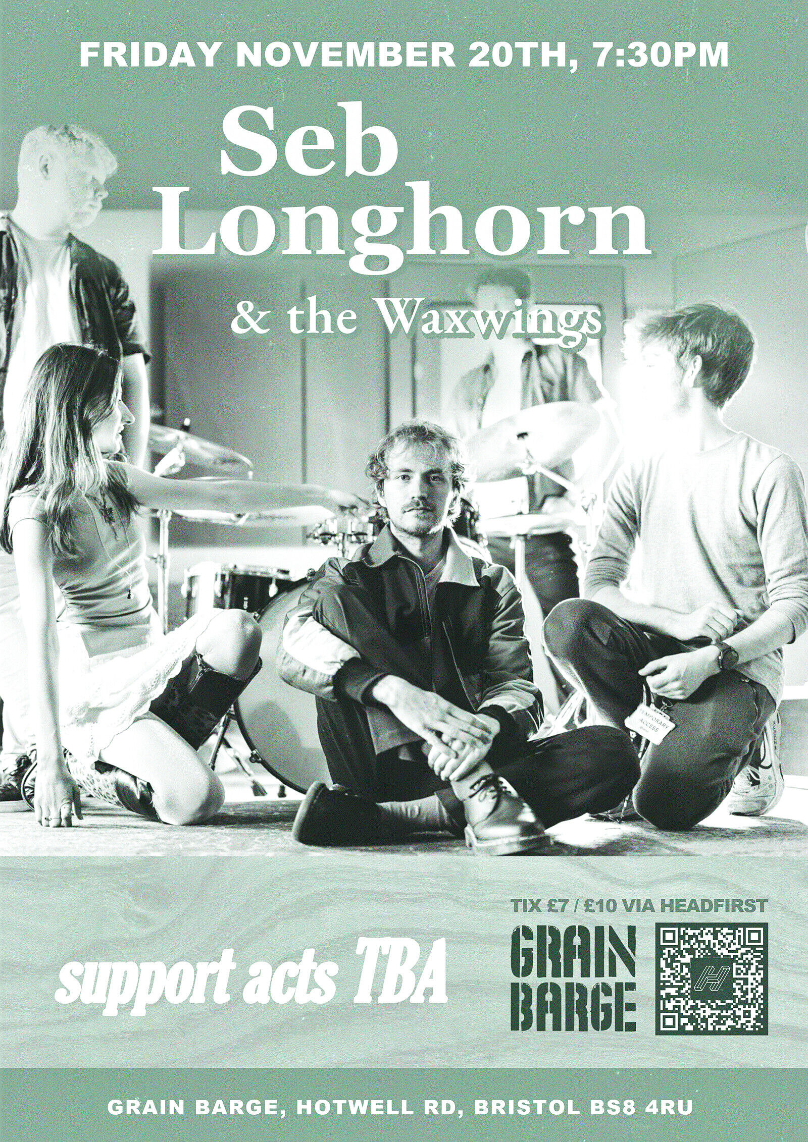 Seb Longhorn & the Waxwings + TBA at The Grain Barge