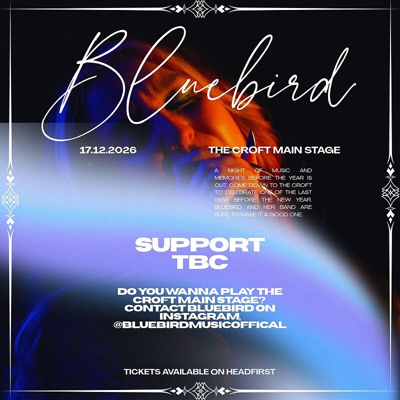 Bluebird + Special Guests at The Croft