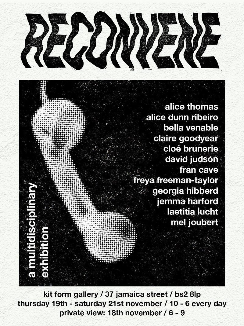Reconvene  ||  a group exhibition  ||  preview evening at KIT FORM