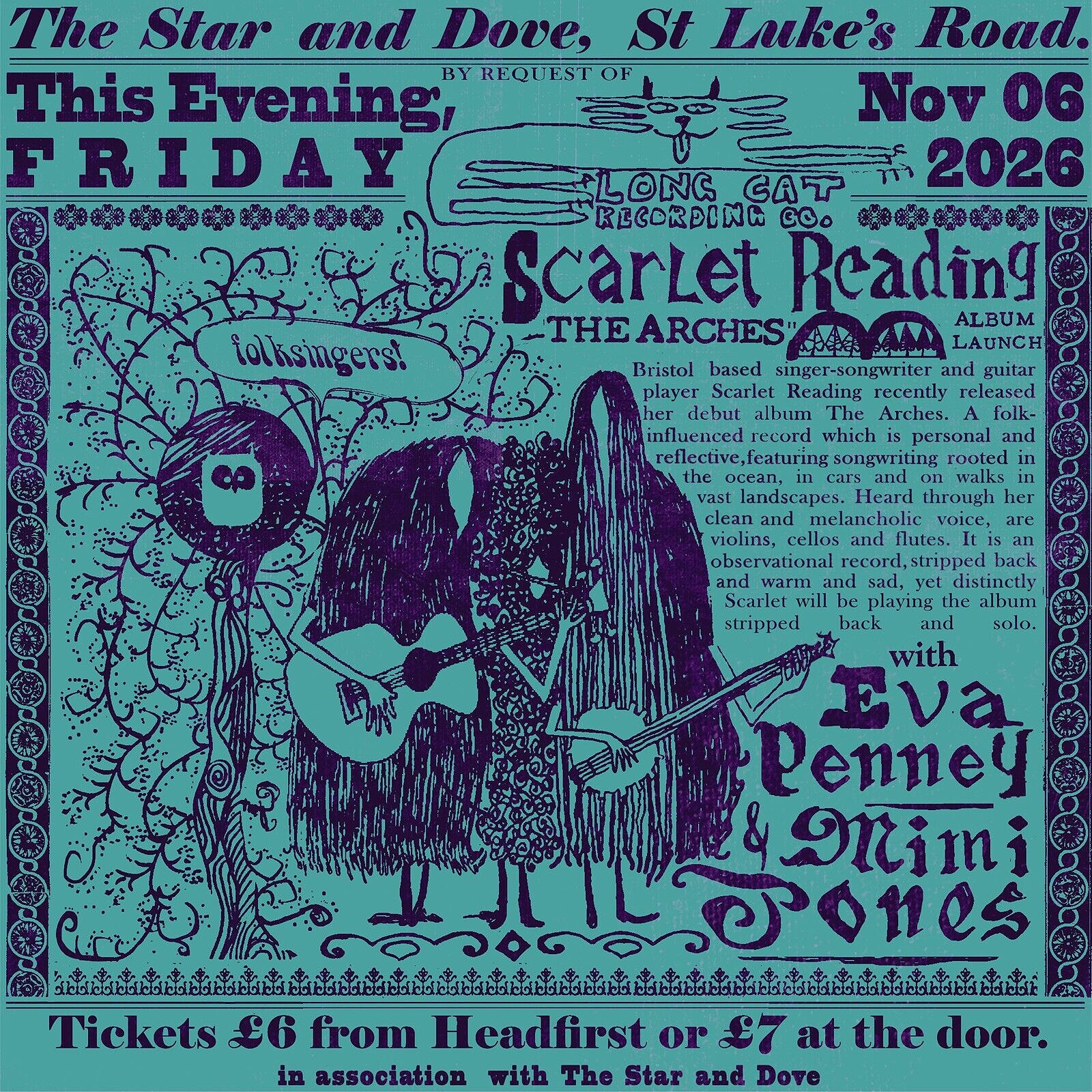 Scarlet Reading - "The Arches" Album Launch at The Star and Dove