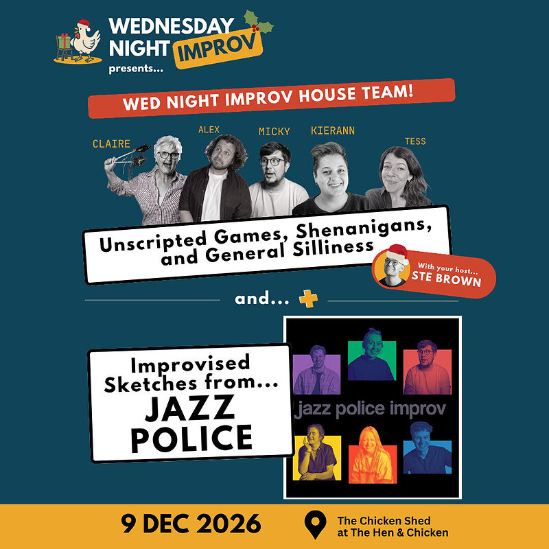 Wednesday Night Improv: December Show Christmas Special at The Hen & Chicken