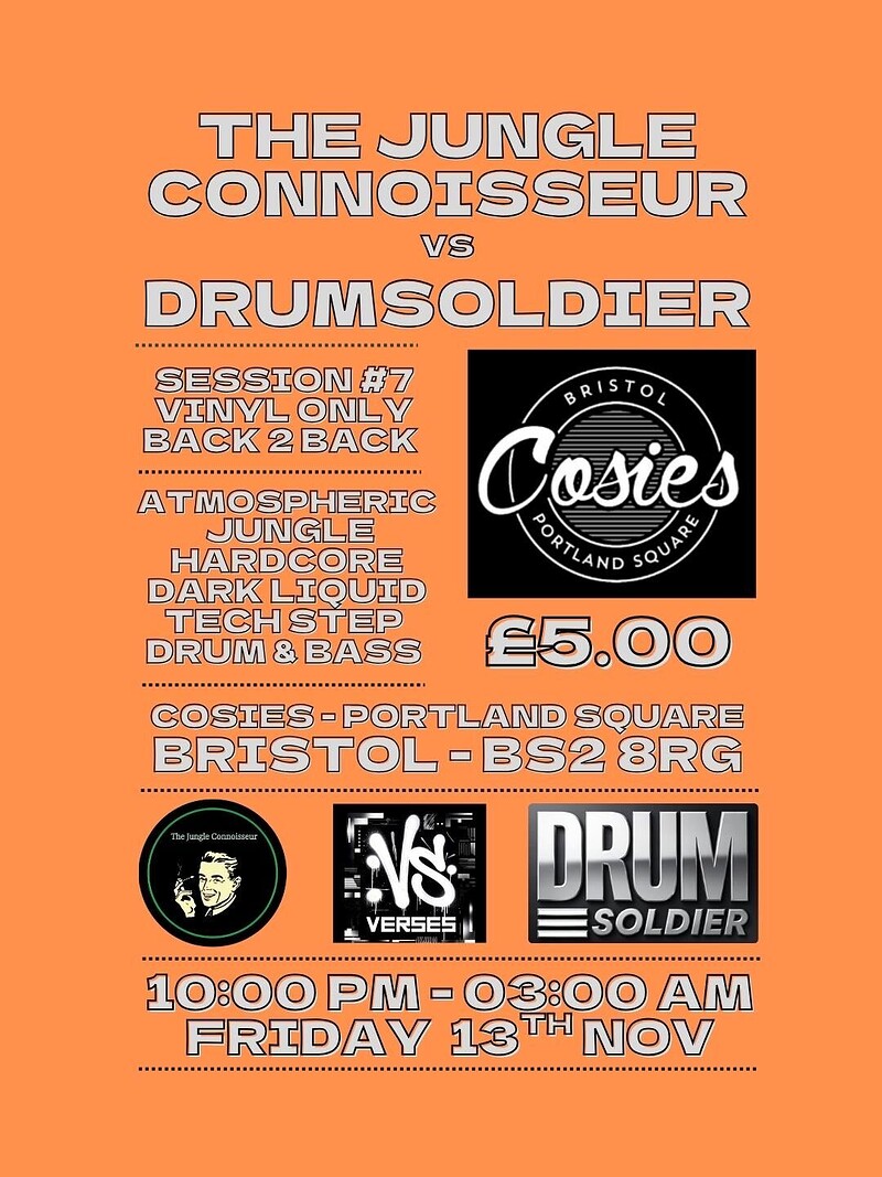 The Jungle Connoisseur Vs Drum Soldier at Cosies