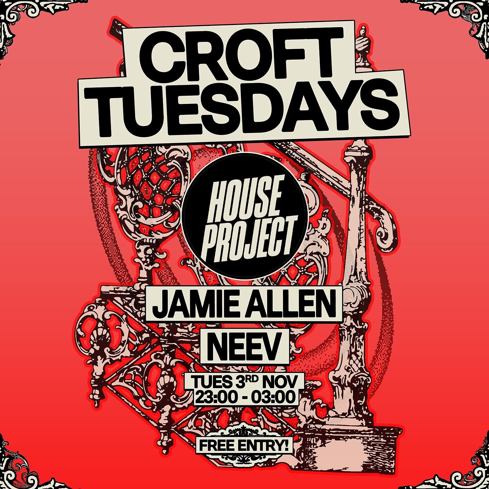 Croft Tuesdays: House Project w/ Jamie Allen + Neev at The Croft