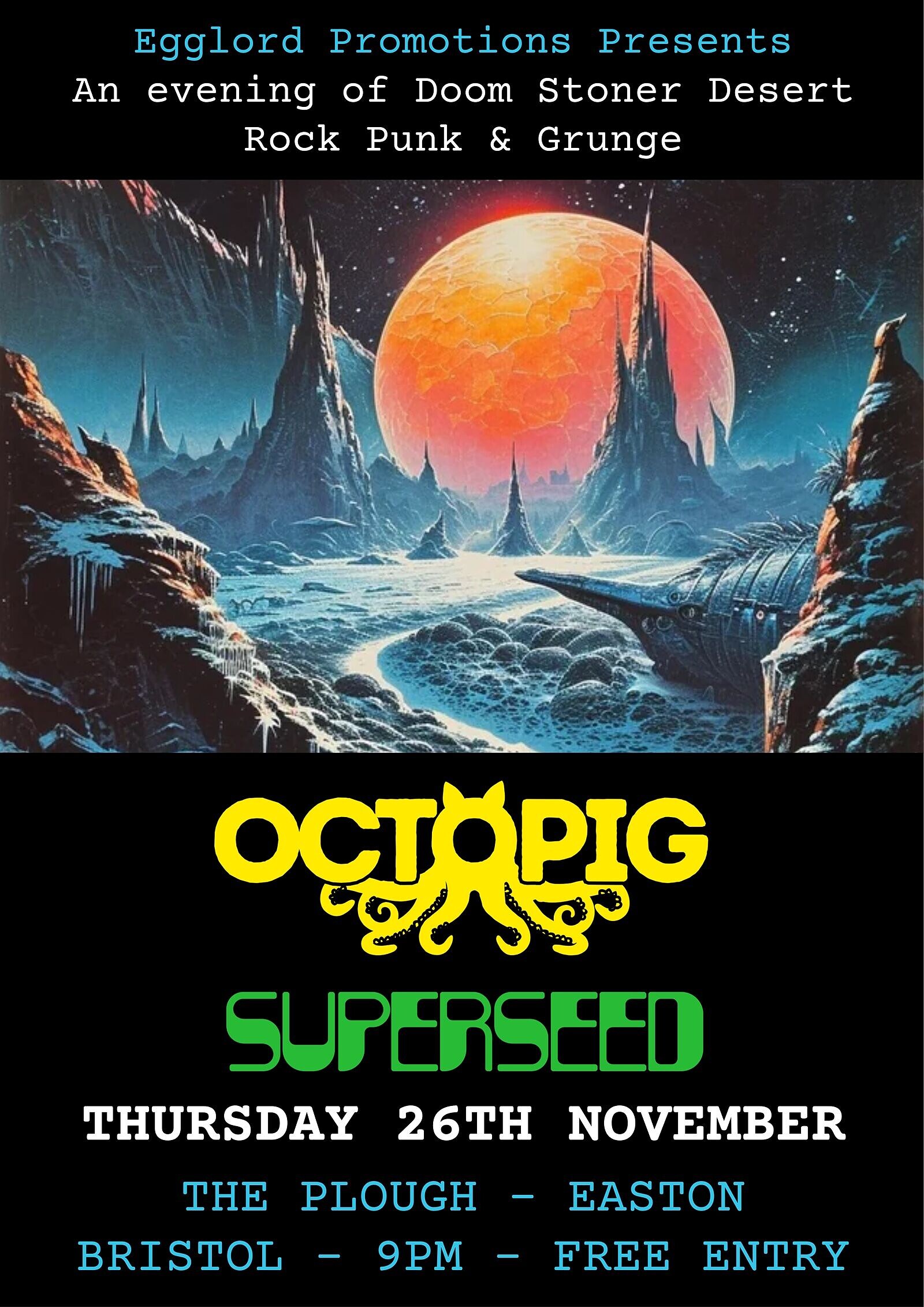 Octopig & Superseed at The Plough Inn