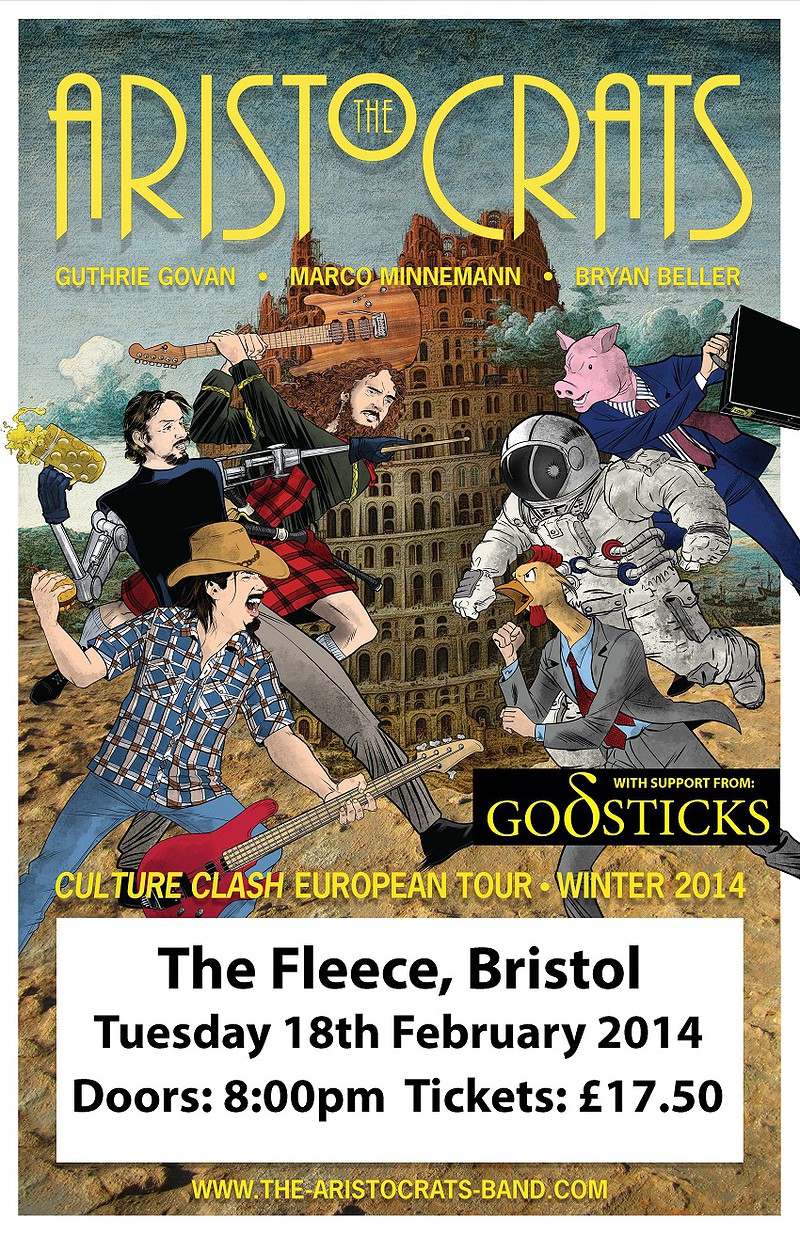 The Aristocrats + Godsticks at The Fleece