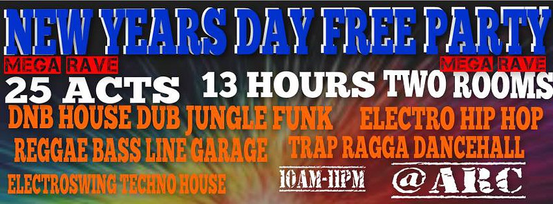 New Years Day Free Party at Arc