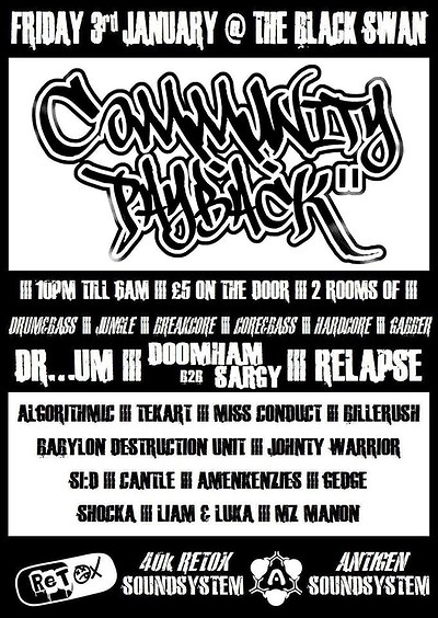 Community Payback at Black Swan