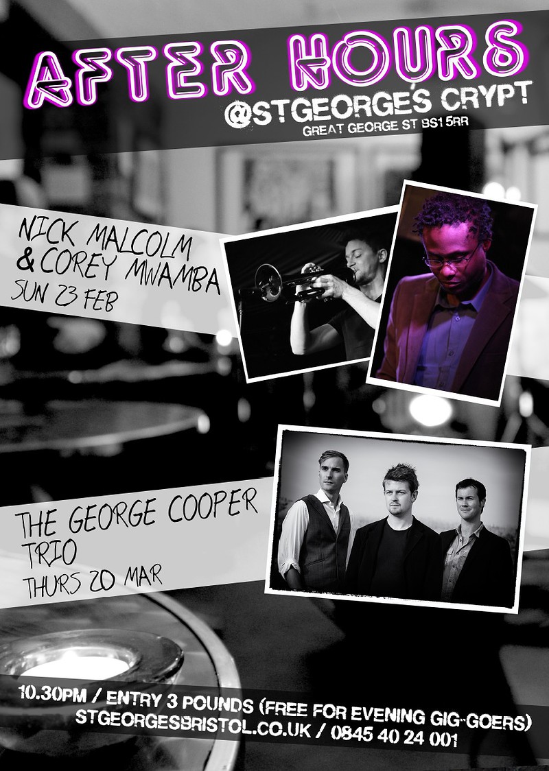 Nick Malcolm & Corey Mwamba at The Crypt @ St George&#039;s