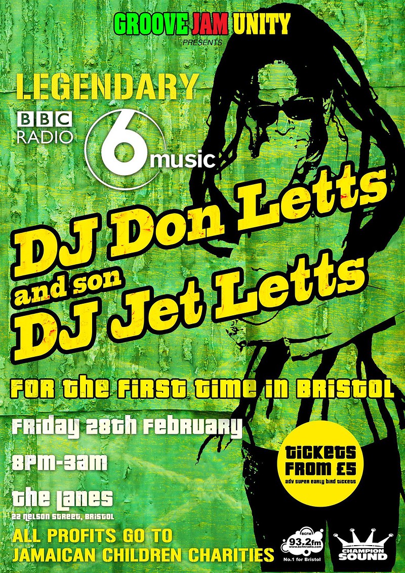 Don Letts & Jet Letts at The Lanes