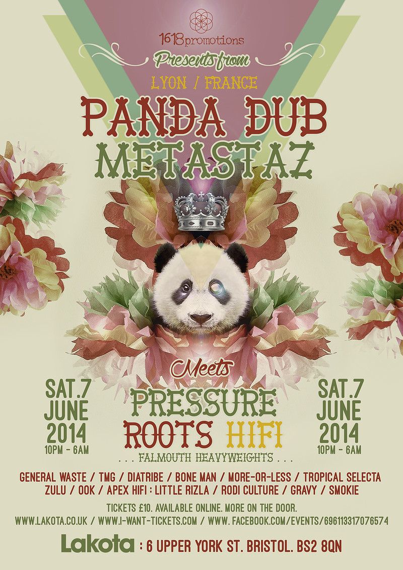 Panda Dub & Metastaz at Lakota