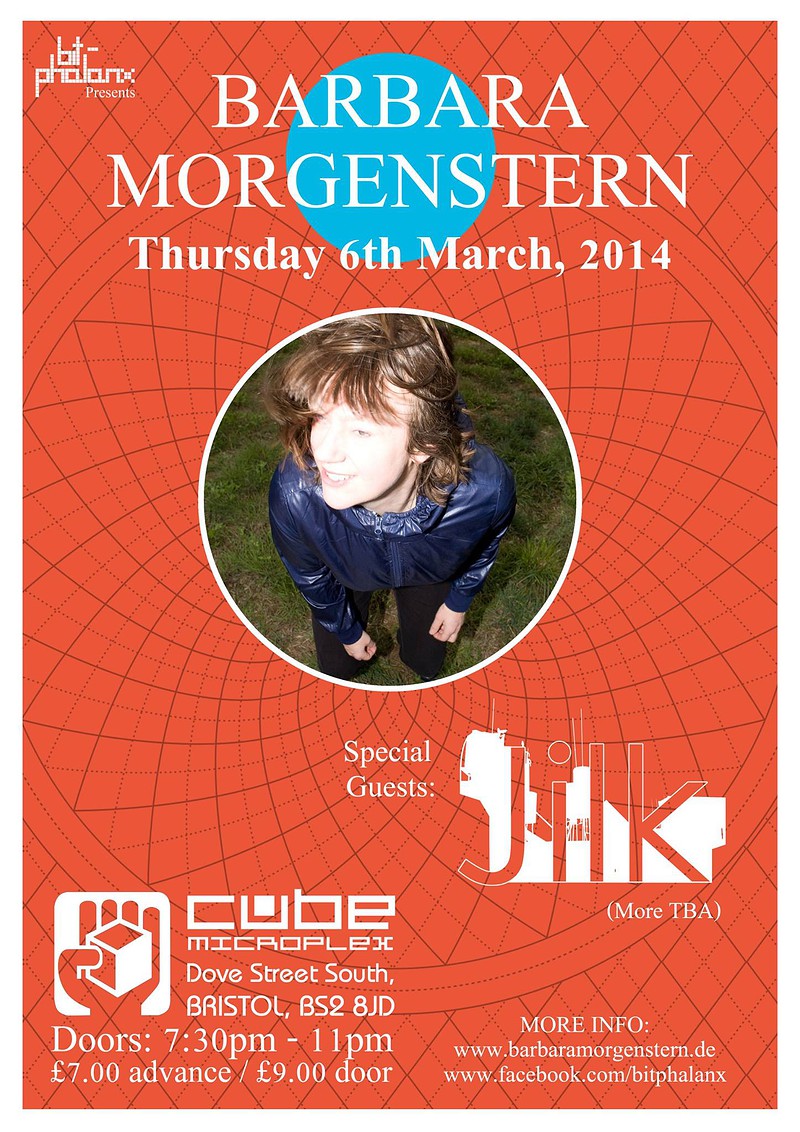 Barbara Morgenstern + Jilk at The Cube