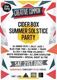 The Cider Box: Summer Solstice at Creative Common