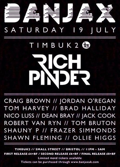 Banjax With... Rich Pinder at Timbuk2