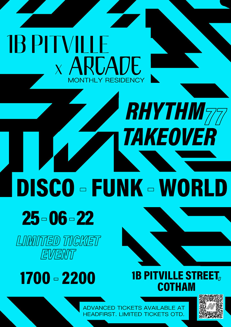 Rhythm77 Takeover at 1B Pitville Street