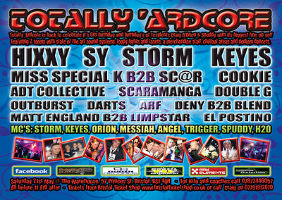 Totally'ardcore at The Warehouse