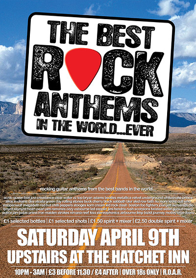 Rock Anthems Night at The Hatchet Inn