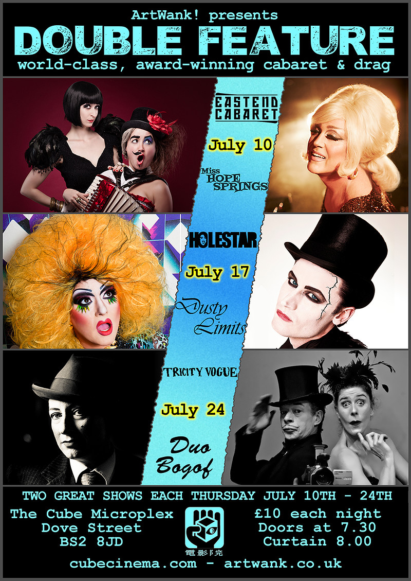 Double Feature Cabaret at The Cube Microplex