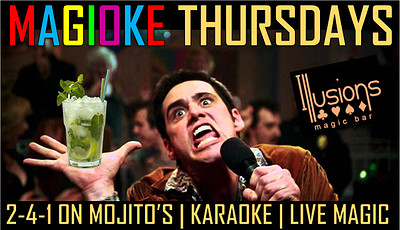 Karaoke Thursdays at Illusions Magic Bar