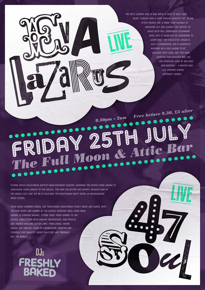 Eva Lazarus & Soul47 at The Attic Bar