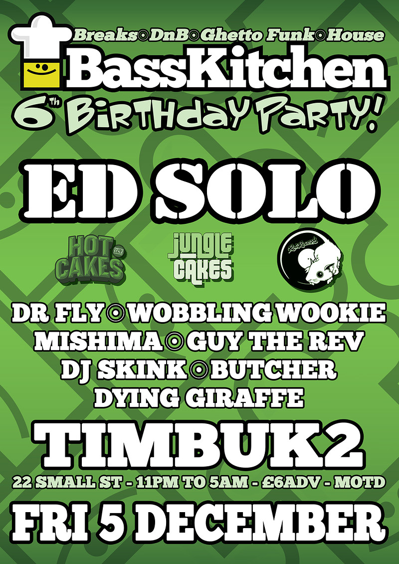 Bass Kitchen Presents Ed Solo at Timbuk2