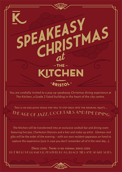 A Speakeasy Christmas at The Kitchen