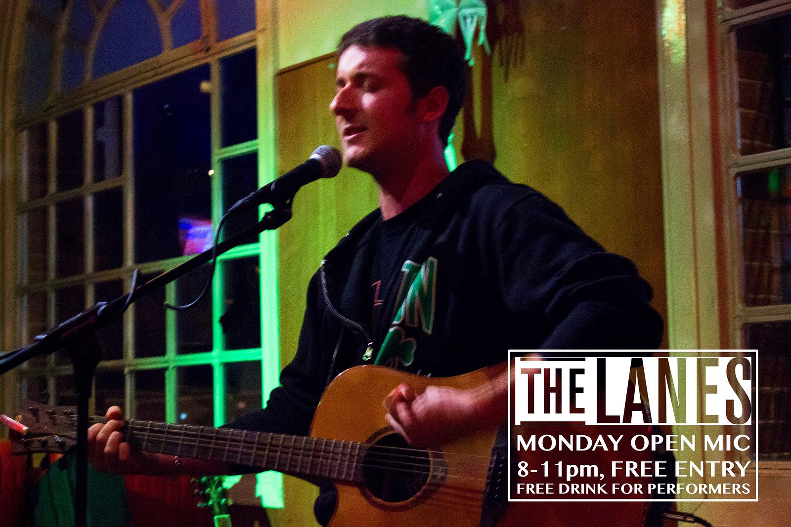 The Lanes' Open Mic Night at The Lanes, 22 Nelson St