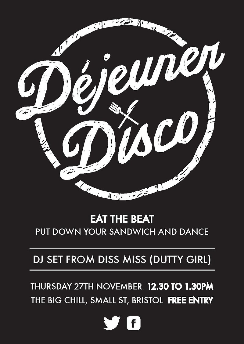 Dejeuner Disco November at The Big Chill Bar Bristol