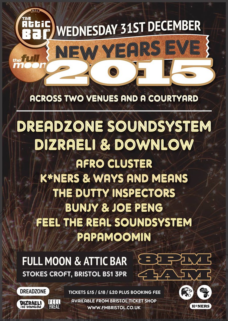 Dreadzone, Dizraeli & Downlow at The Attic Bar