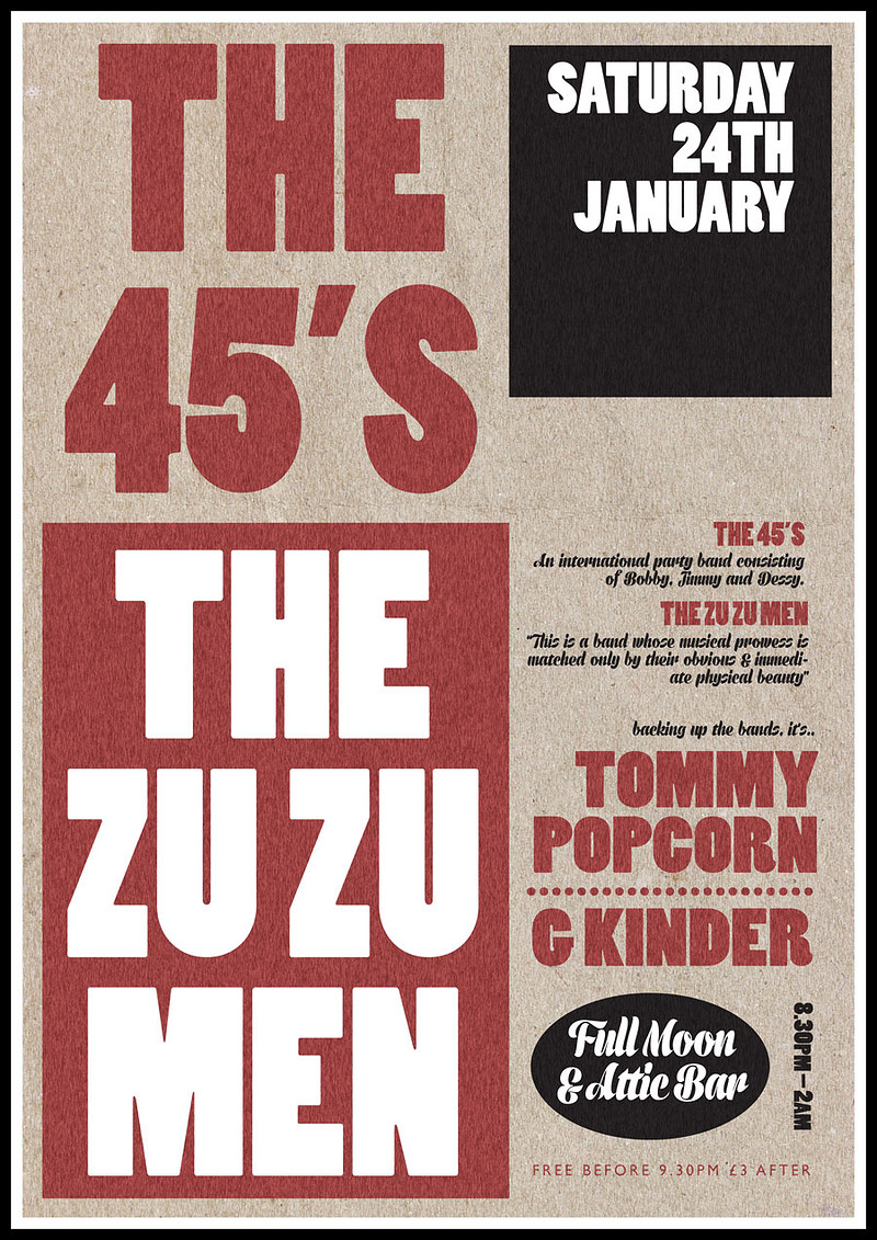 The 45's at The Attic Bar