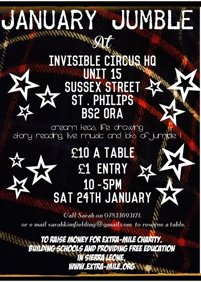 January Jumble at Invisible Circus Hq