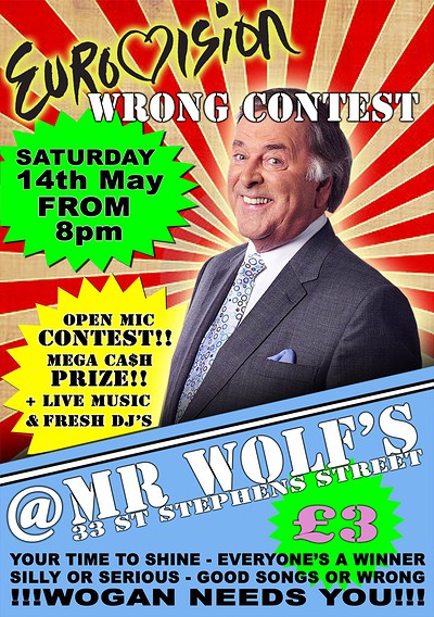 Youravision Wrong Contest at Mr Wolf&#039;s