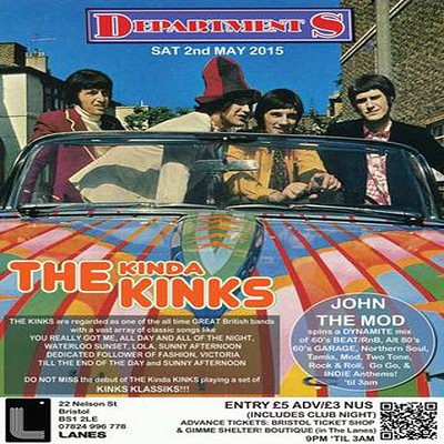 Department S Present The Kinda at The Lanes Bristol