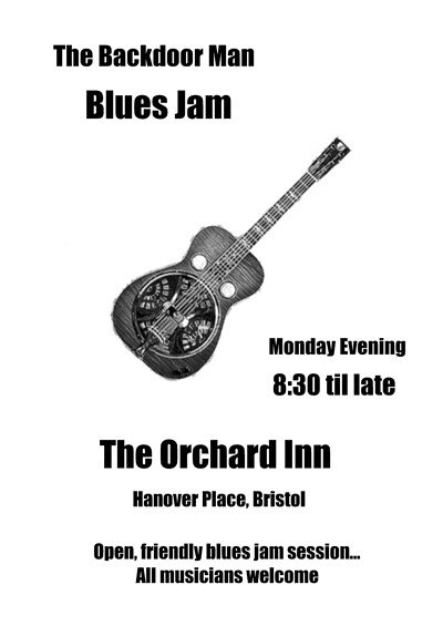 Backdoor Man Blues Jam at The Orchard, Hanover Plce