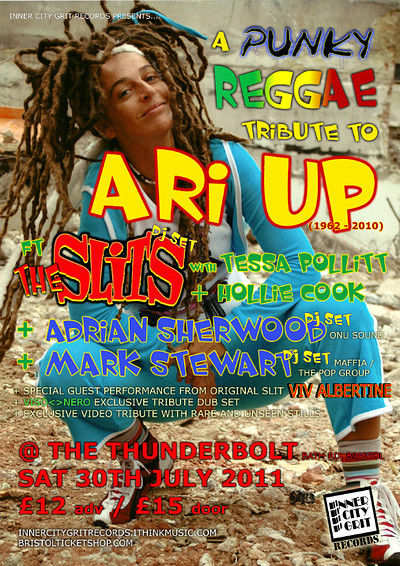 Punky Reggae Tribute To Ari Up at The Thunderbolt