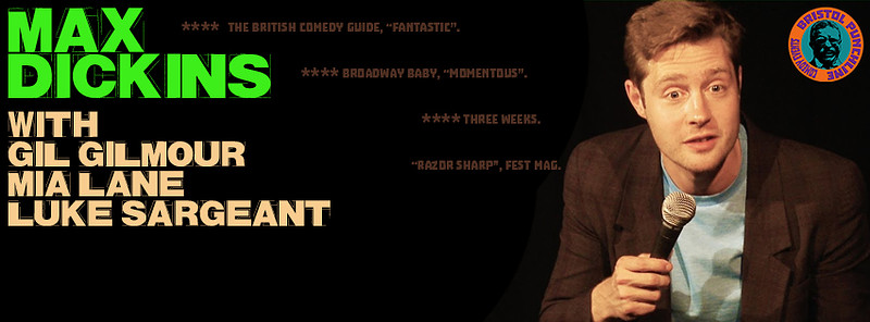 Comedy: Max Dickins at The Lazy Dog