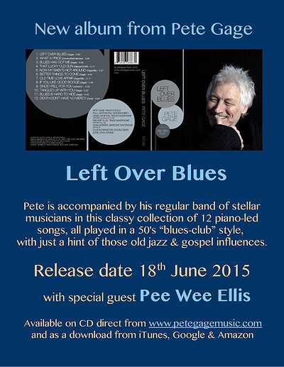 Pete Gage'left Over Blues' at The Coronation Tap