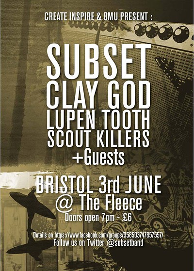 Bristol Rock Night Subset+gues at The Fleece