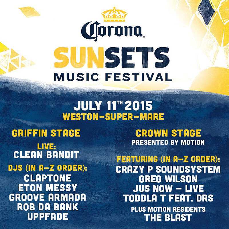 Corona Sunsets Music Festival at Weston-super-mare