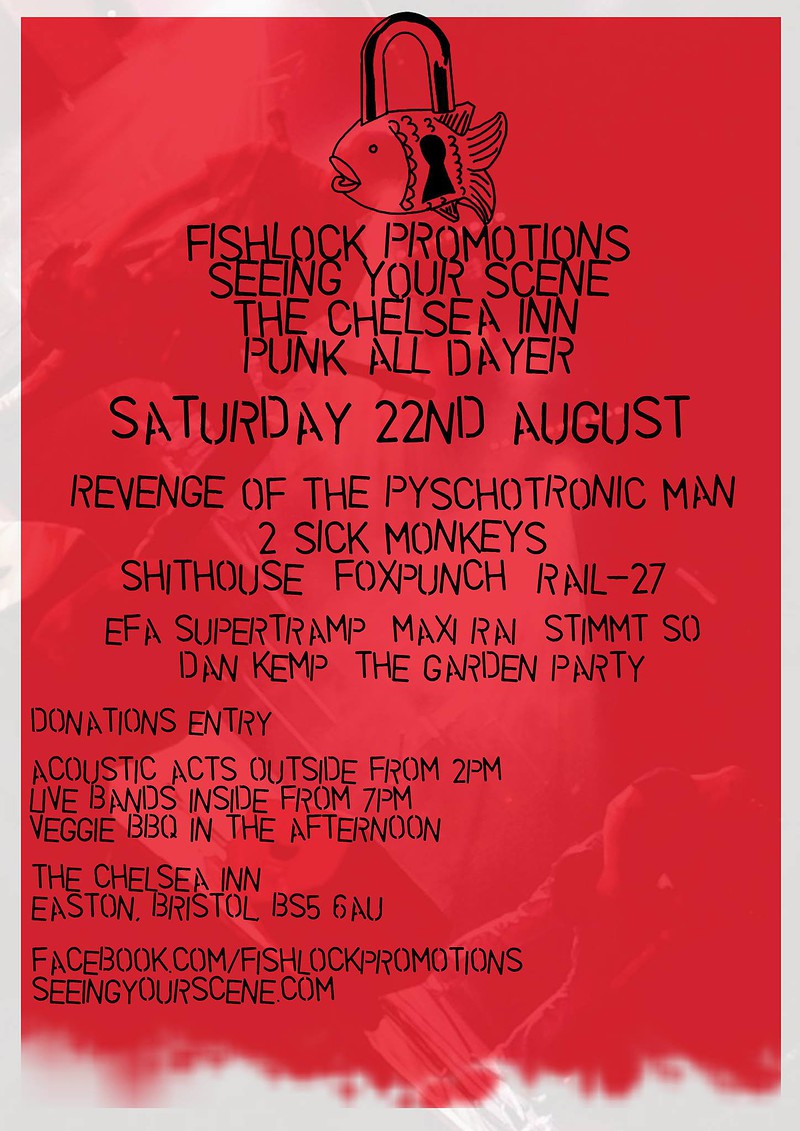 Fishlock Punk All Dayer at The Chelsea Inn, Easton