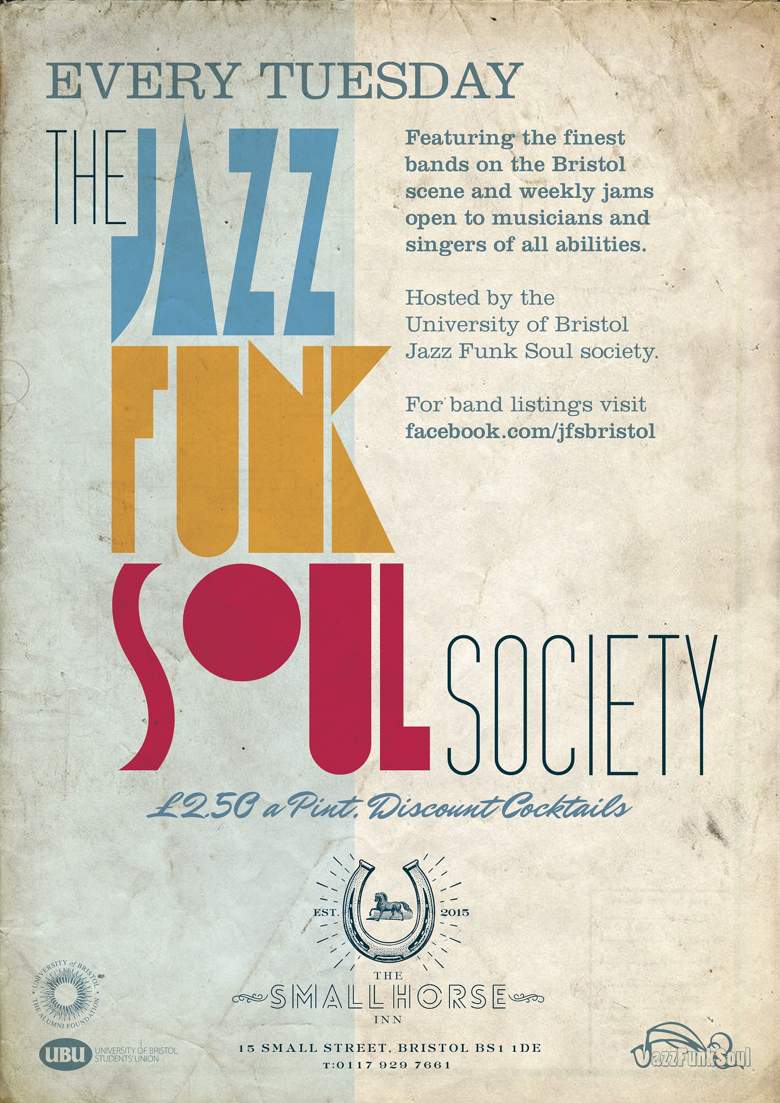 Jfs Open Jam Night at Small Horse Social Club
