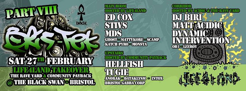 Bris-tek 8  Life4land Takeover at The Black Swan
