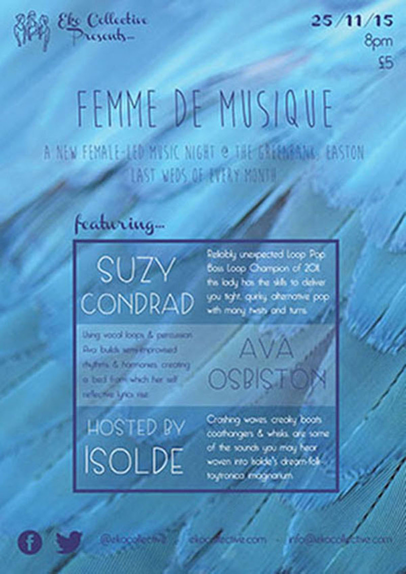 Femme De Musique # 2 at The Greenbank, Bristol