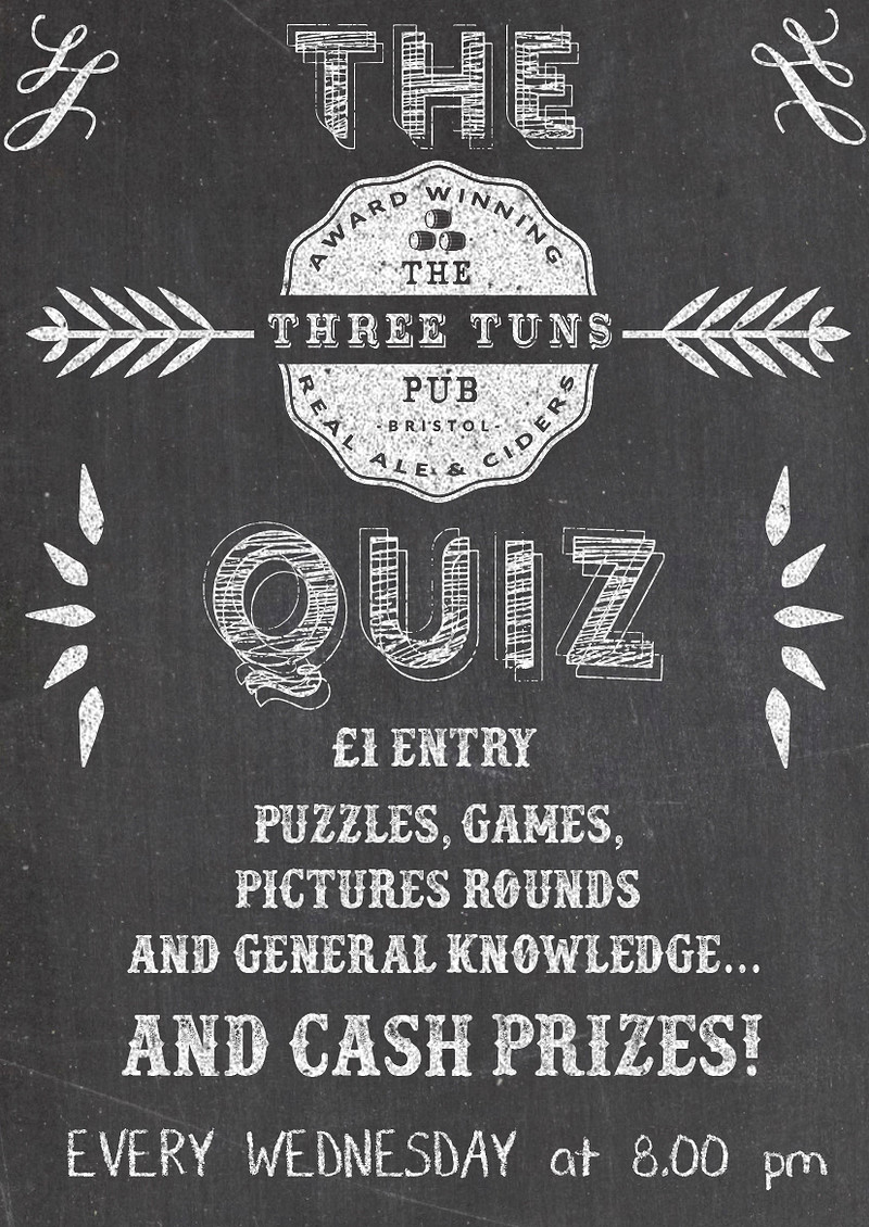 Pub Quiz Night at The Three Tuns